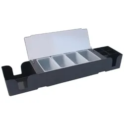 Bar-Organizer mit Beilagenbehälter