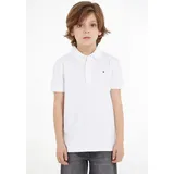 Tommy Hilfiger Kurzarm-poloshirt Bright White 6 Jahre