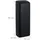 Relaxdays Schwarzer Mülleimer 50 l Schwarz