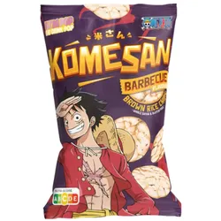 Ultra Pop Luffy Komesan Braune Reis Chips BBQ Geschmack 60g