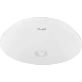 Licht-Erlebnisse LED Deckenleuchte Bewegungsmelder Metall Ø 25,5 cm rund Weiß 4000 K neutralweiß 1210 lm - Weiß