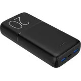 FELIXX Phantom II Power Delivery 20.000 mAh 20 W, 74 Wh), Powerbank Schwarz
