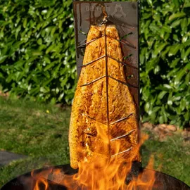 BBQ-Toro Räucherbrett 2 Stück Edelstahl silber
