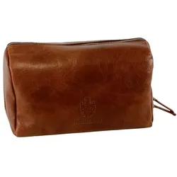 Leonard Heyden Cambridge Kulturbeutel Cognac Kulturtasche