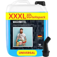 Cleanerist | 10L Universal-Waschmittel Vorratspack, 400+ Waschladungen - tiefenreine Sauberkeit, konzentrierte Reinheitsformel, angenehmer Frischeduft, bei 20°C-95°C für Color, Weiß & Dunkel