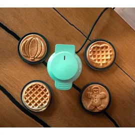 Lehmann Mini Waffeleisen 4-in-1 Mintgrün