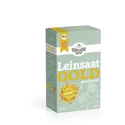 Bauckhof Gold-Leinsaat geschrotet glutenfrei bio