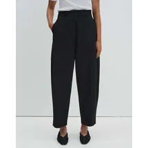 Someday Catsby Barrel Bundfaltenhose Schwarz 40