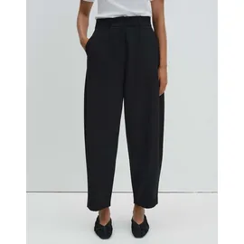 Someday Catsby Barrel Bundfaltenhose Schwarz 40