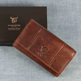 Matador BRÜGGE XL Damen Geldbörse braun
