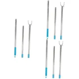 Garneck 3 Stücke Kleiderstange Metall Kleiderstange Spleißen Kleidung Reichweite Stange Kleiderschrank Haken Stange Zum Trocknen Hängen