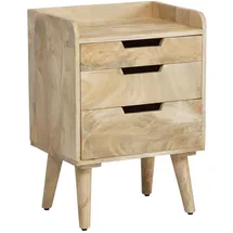 KADIMA DESIGN Nachtschrank 45 x 33 x 63 cm Braun