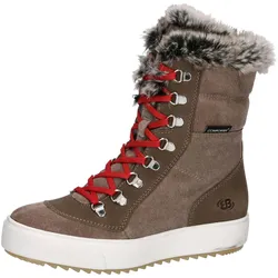 Wanderstiefel BRÜTTING "Winterstiefel Sesvenna", Gr. 39, braun, Veloursleder, Schuhe