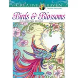 Dover Creative Haven Birds and Blossoms Coloring Book (Creative Haven Coloring Books)