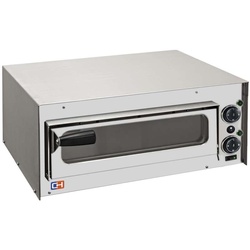 Elektrische Pizzaofen Compact 1 Pizza 35 cm Durchmesser AVEIRO FP20PV mit Glastür