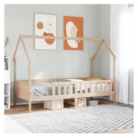 vidaXL Kinderbett vidaXL 90 x 200 cm Kiefer massiv braun
