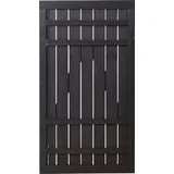 Plus Zauntür Rustik 100 x 180 cm schwarz