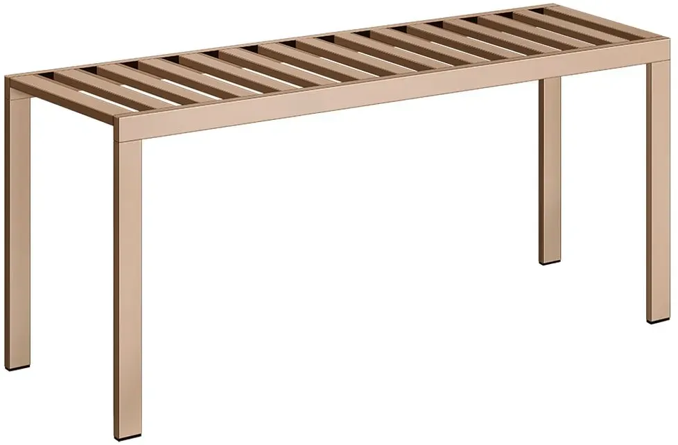 Gessi Rettangolo Sitzbank - Kupfer PVD