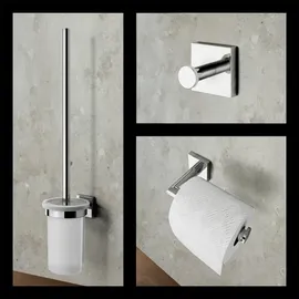 viverso Badaccessoire-Set 3 in 1 Chrom