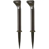 MR. BEAMS LED-Wegeleuchte MB592 mit Bewegungsmelder Braun 2er-Pack