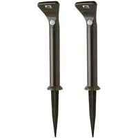 MR. BEAMS LED-Wegeleuchte MB592 mit Bewegungsmelder Braun 2er-Pack