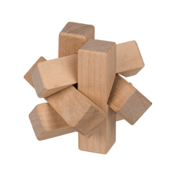 Geduldsspiel aus Holz Variante 4