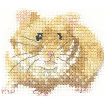 Heritage Crafts Kreativset Heritage Kreuzstich Set Aida "Hamster (A)", (embroidery kit by Marussia)