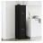 vidaXL Apothekerschrank Schwarz 30 x 41 x 144,5 cm Schwarz