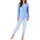 RELAX by Normann Normann Frottee Pyjama gestreift Blau 44/46