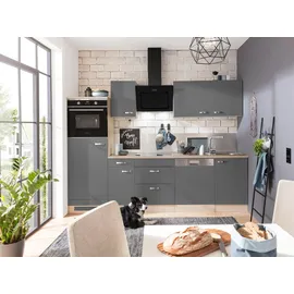 OPTIFIT Küchenzeile Faro 270 cm grau