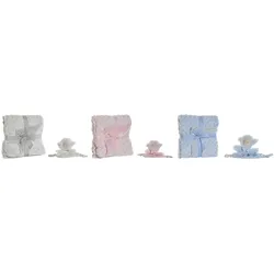 Baby-Geschenk-Set Home ESPRIT Blau Beige Rosa Polyester (3 Stück)