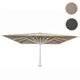Mendler Gastronomie-Luxus-Sonnenschirm HWC-D20b, XXL-Schirm Marktschirm, 5x5m (√ò7,2m) Polyester/Alu 75kg ~ beige