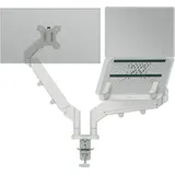 Leitz Ergo Platzsparender, dual, mit Laptophalterung, Monitorarm