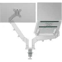 Leitz Ergo Platzsparender, dual, mit Laptophalterung, Monitorarm