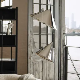Tom Dixon Pose 1-flg. Ø 25 cm silber