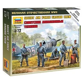 Zvezda 1:72 WWII Bodenpersonal der sowjetischen Luftwaffe