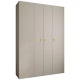 abiks möbel Drehtürenschrank COMO 170 x 245,5 x 50 cm Gold