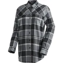 Maier Sports Predeal 2.0 Langarmhemd - Grey Check - 36