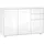 [en.casa] Paarl 74 x 117 x 36 cm Weiß hochglanz
