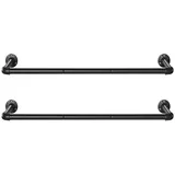 Hansiro Kleiderstange, Schwarz, Metall, 92 cm, Schlafzimmer, Kleiderschränke, Schrankzubehör