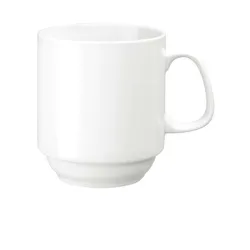 Gastronoble Olympia Whiteware stapelbare Kaffeebecher - 28,4cl - 24 Tassen - Becher