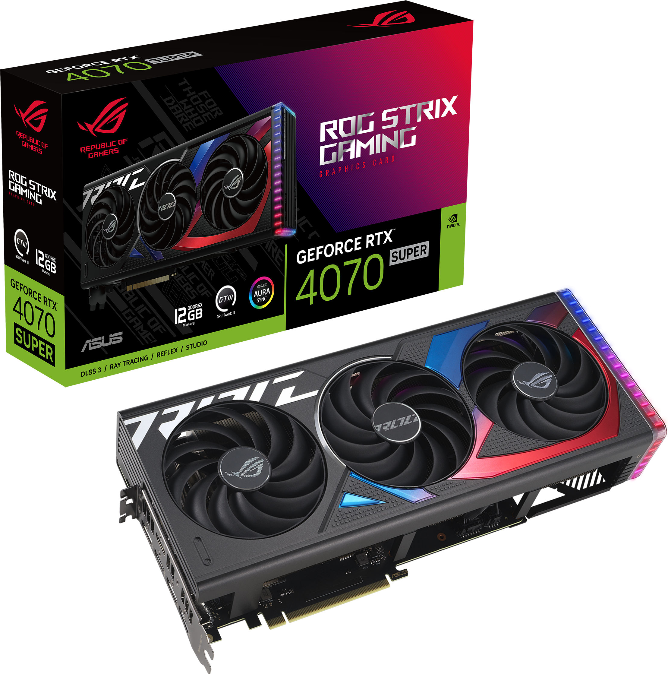 ASUS ROG Strix GeForce RTX 4070 SUPER (12 GB), Grafikkarte