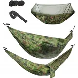 gardlov Hängematte mit Moskitonetz Ultraleichte Hängematte für Outdoor Camping Wandern Reisen 260x140cm 10149