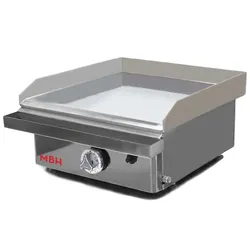 MBH - MAQUINARIA BAR HOSTELERIA MBH - Gasgrill Bratplatte 400x400 mm Hardchrome für die Gastronomie. Fry Top für Küche für Bar und Restaurant.
