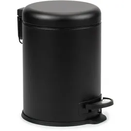 Tatay Badezimmer Mülleimer 5 l Schwarz