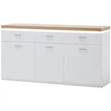 MCA Furniture Sideboard Cali - weiß - BHT 156x83x44 cm