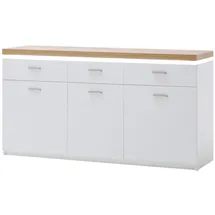 MCA Furniture Sideboard Cali - weiß - BHT 156x83x44 cm