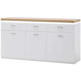 MCA Furniture Sideboard Cali - weiß - BHT 156x83x44 cm