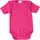 cosilana Cosilana, Baby Kurzarm-Body aus Bio Wolle, / Seide Uni Pep-Pink 98/104
