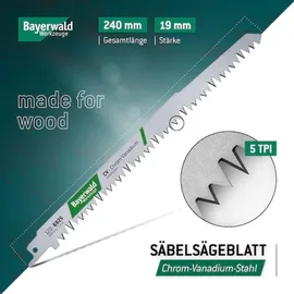 Bayerwald Werkzeuge Säbelsägeblatt 230 mm 5 Stück